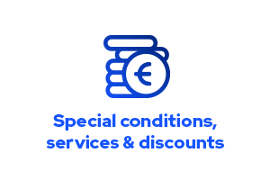 Special conditions, services & discounts