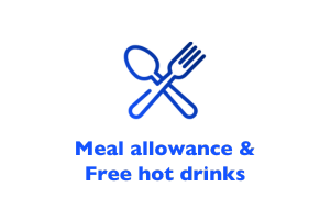Meal allowance & free hot drinks